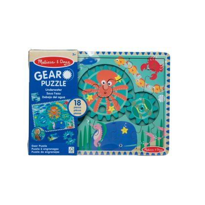 Дървен пъзел морско дъно 18 части – Melissa & Doug
