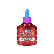 Glitter Spark Блестящо лепило 88мл. Червен