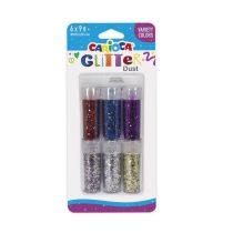 Glitter Variety Color Брокат с лепило 6 цвята