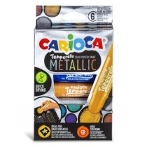 CARIOCA Metallic Темперни бои 6 цвята