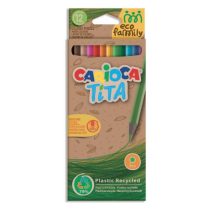 CARIOCA Tita Цветни моливи Eco Family 12 цвята
