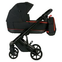 Количка DIAMOS XS DXS2 Black/Red 3в1 неп. гуми