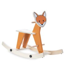 Дървена люлка 2 в 1 Rock N Swing Fox