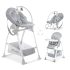 Стол за хранене Sit N Relax 3в1 Stretch Grey