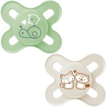 Залъгалка Pure Start Soother зелен 0-2m 2бр.