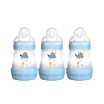 Шише Easy S. Anti-Colic Bottle 160ml 3бр сини