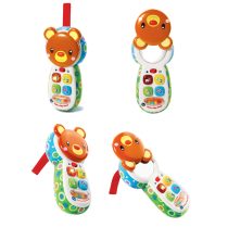 VTech Бебешки музикален телефон мече синьо