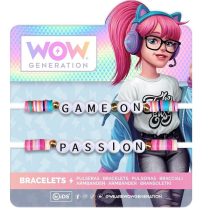 WOW Комплект гривни 2бр. Game on