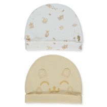 C1070 Шапка 2бр ORGANIC BEE HUNTERS 0-6M/43CM
