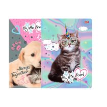 Папка с ластик My little friend A4 куче и котка