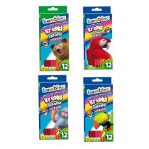 Моливи 12 цвята Bambino мече