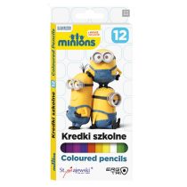Моливи 12 цвята Minions 18 см
