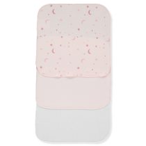 C1038 Кърпи 3 бр ORGANIC LAZzZY SHEEP розов