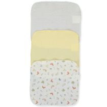 C1058 Кърпи 3 бр HAPPY GARDEN жълт 20X20CM