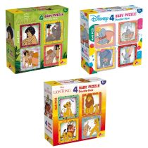 Пъзел 4x4ч. класически DOUBLE-FACE 4 IN 1 C The Jungle Book