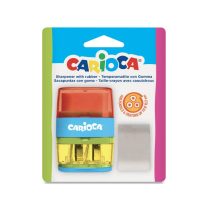 CARIOCA Двойна острилка + гума Син