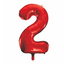 55852 Фолиев балон цифра 2 Red