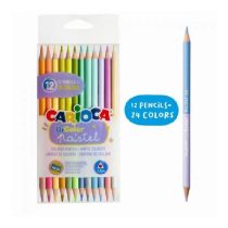 CARIOCA Pastel Двуцветни моливи 12бр.