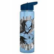 Spiderman Пластмасова бутилка със сламка 600мл.