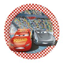 93489 Хартиени чинии 20cm CARS 3