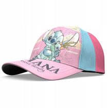 Stitch Шапка с козирка 54 см. розова-син