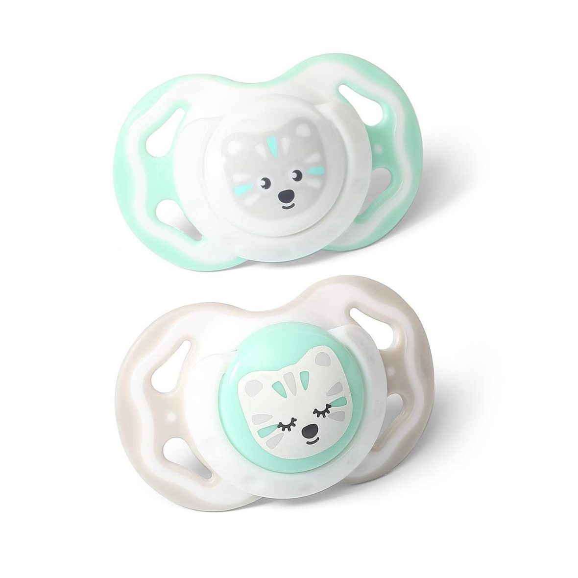 1224/01 Залъгалка симетрична силикон 3-6м. 2бр.