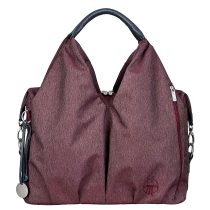 LNB689 чанта GREEN LABEL NECKLINE Ecoya burg.red