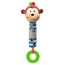 619 Писукаща играчка с гризалка маймуна