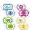 Залъгалка Clear Soother 6m+ 2 бр. октопод+тукан