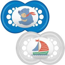 Залъгалка Original Soother Blue 12m+ 2 бр. мече
