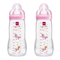 Шише Easy Active Bottle 330ml 2бр розов