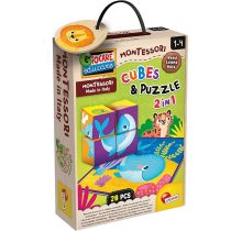 Montessori Legno Cubes And Puzzle