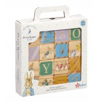 Дървени кубчета 16бр. Peter Rabbit
