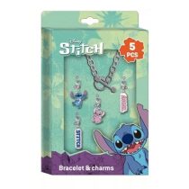 Stitch Метална гривна с 5 талисмана