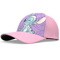 Stitch Шапка с козирка 52 см. розова