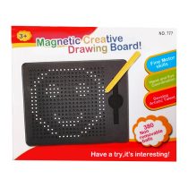 Дъска за рисуване с магнитни мъниста Черен