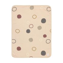 1312022142 Одеало муселиново Circles offwhite