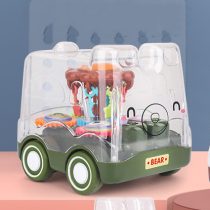 Инерционна количка зелена BEAR
