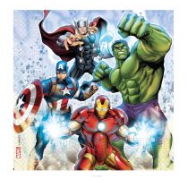 93873 Салфетки 2пл.33x33cm AVENGERS
