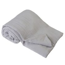 0370 Одеяло Muslin 75х100 св.сиво 42