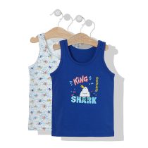 X057 Потник 2бр. KING SHARK BLUE- WHITE 6г