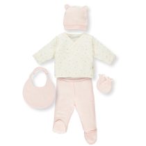 Z849 К-кт 5ч. PURE TEDDY PINK 0-3M/62CM