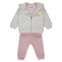 K4512 К-кт 3 части розов CLOUDS 18-24M/92CM