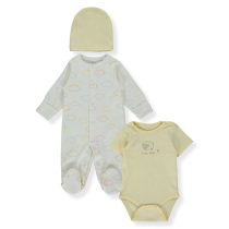Z949 К-кт 3ч. жълт HAPPY SHEEP 3-6M/68CM