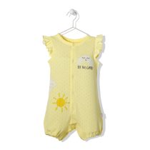 K3796 Гащеризон SUN AND FRIENDS жълт 9-12M/80CM