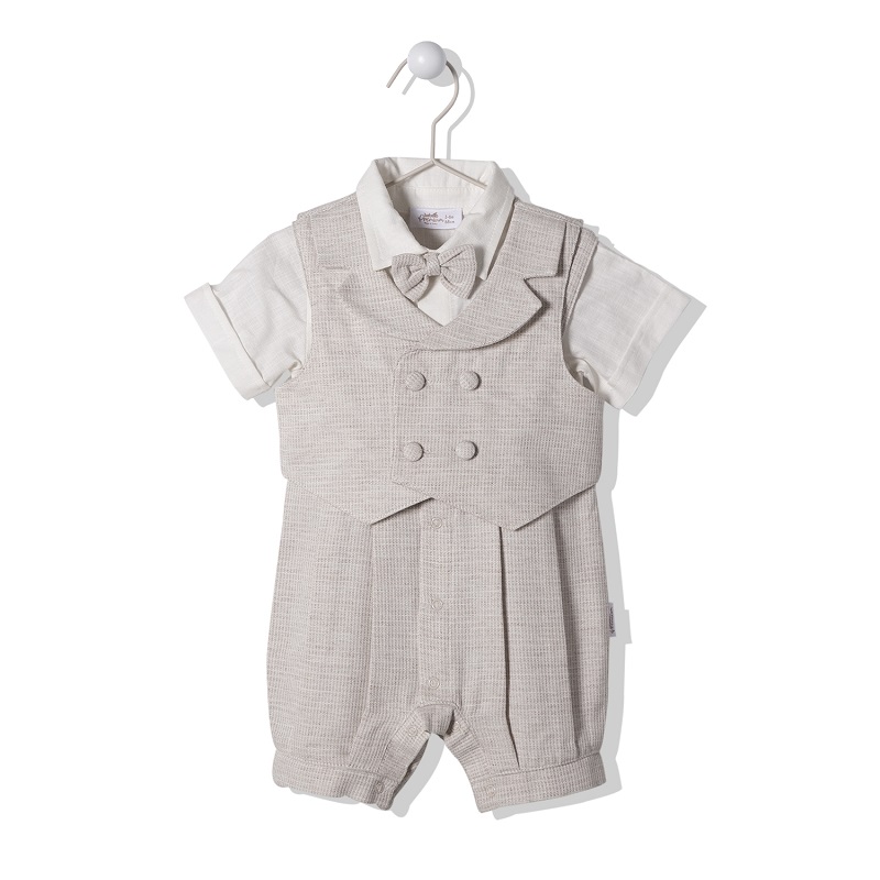 K3969 Гащеризон GENTLEMAN бежов 12-18M/86CM