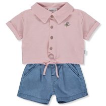 K4269 К-кт 2 ч BEE HAPPY DUSTY ROSE 9-12M 80CM