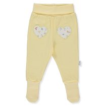 T3396 Ританки-чорап HAPPY GARDEN жълт 0-3M 62CM