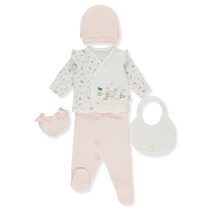 Z870 К-кт 5 ч. HAPPY GARDEN розов 0-3M 62CM