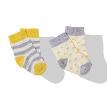 S506 Чорапи 2ч. STAGECOACH GREY-YELLOW 12-24м